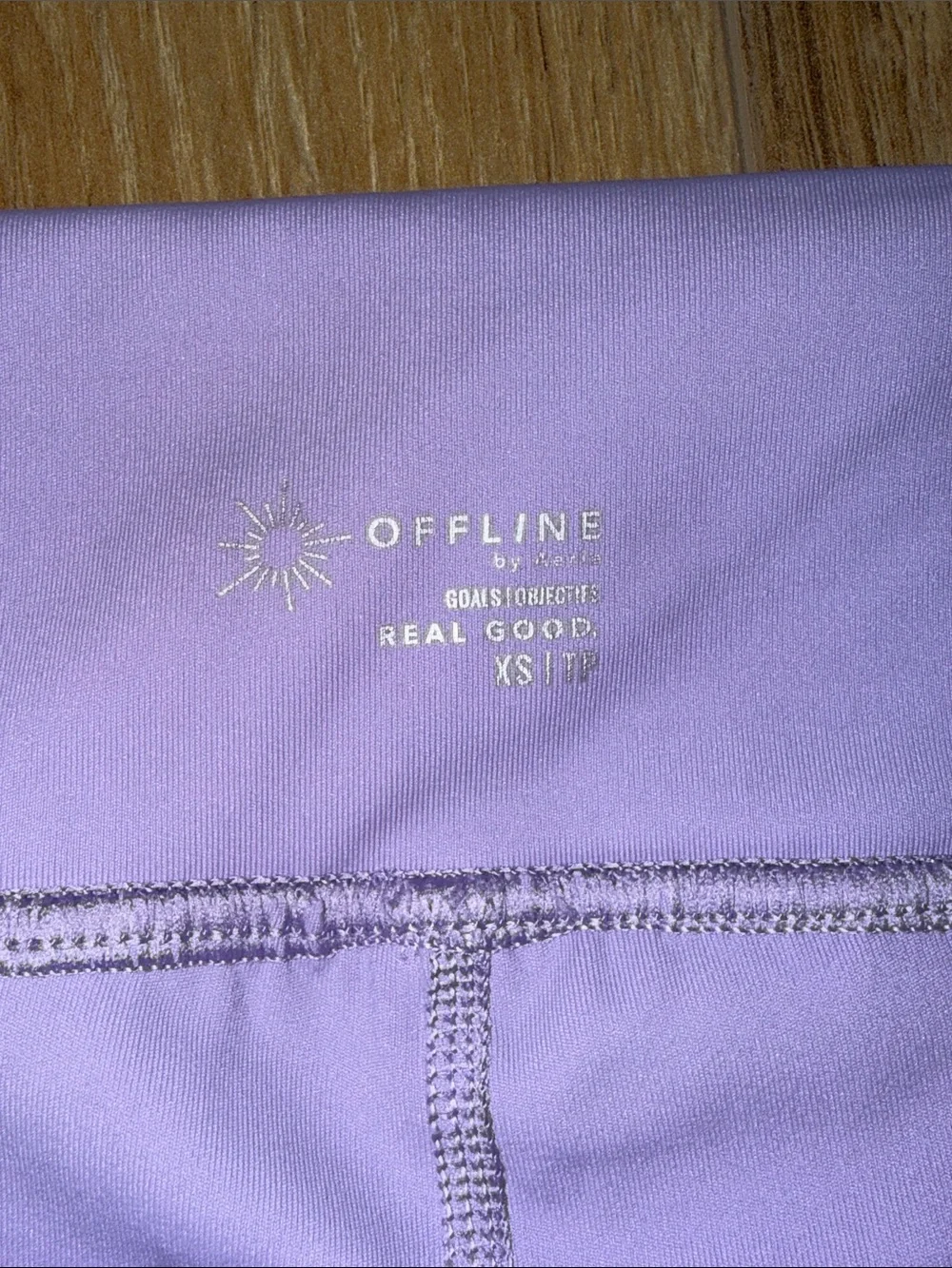 Lilac Aerie Offline Shorts with Scalloped Hem